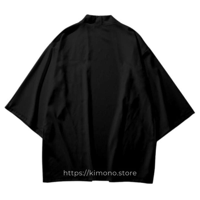 Solid Black Kimono Jacket