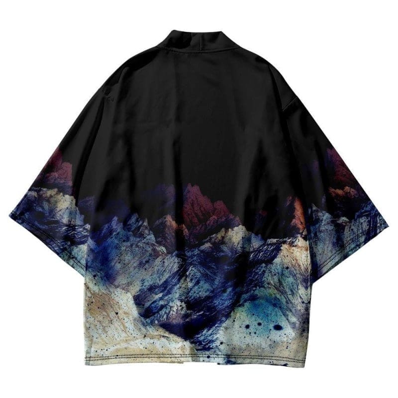 Abstract Mountain Art Kimono