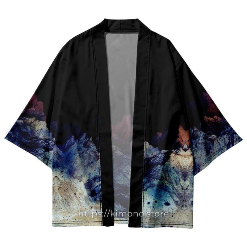 Abstract Mountain Art Kimono