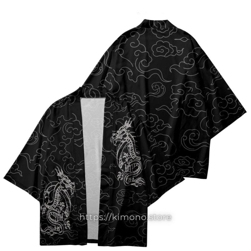 Dragon Print Kimono
