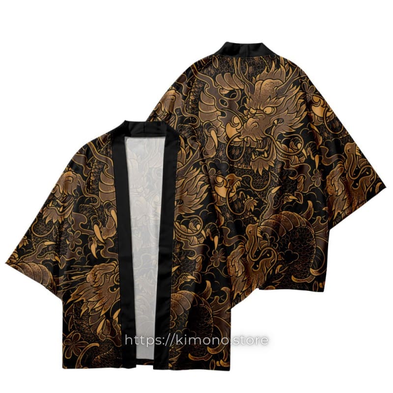 Golden Dragon Kimono