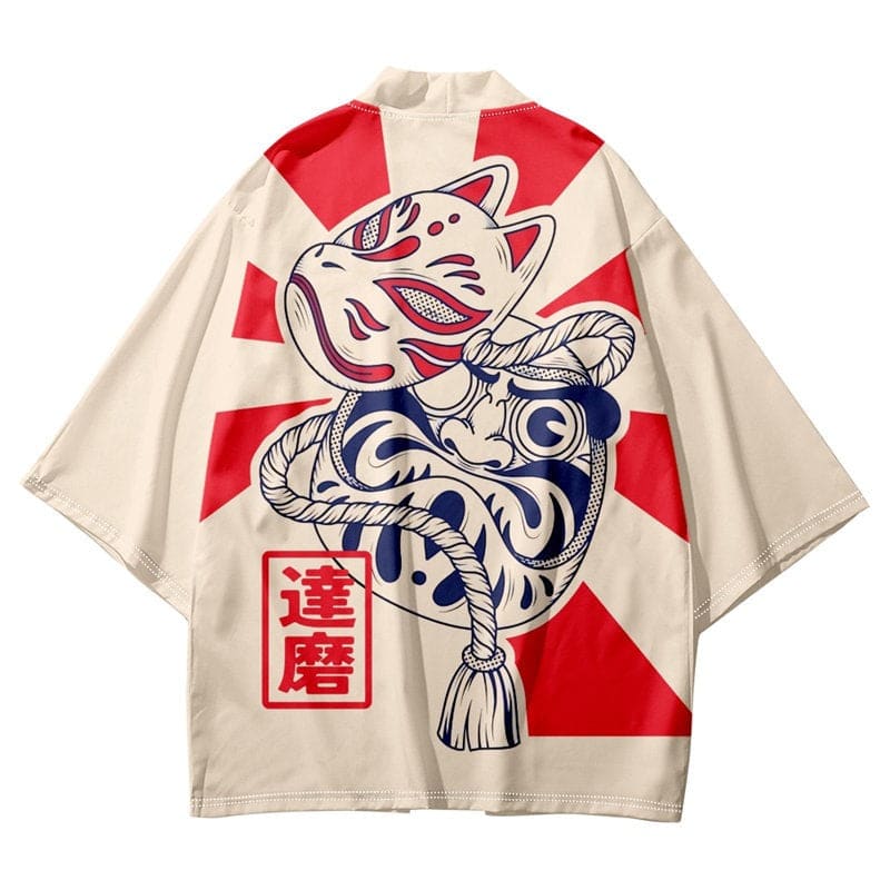 Japanese Daruma Kimono