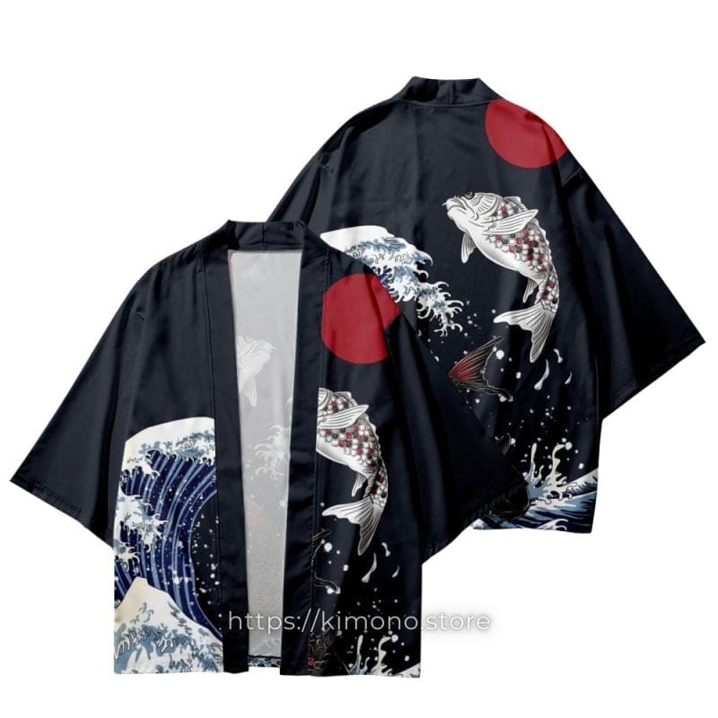 Koi Fish Artwork Kimono
