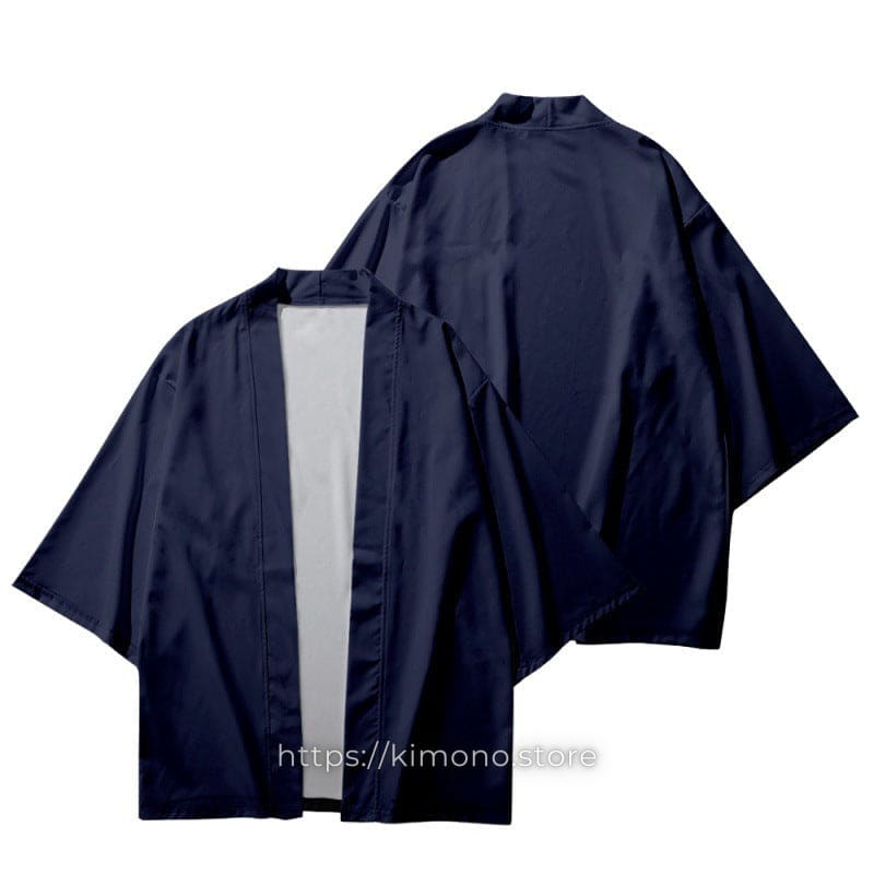 Navy Kimono Jacket