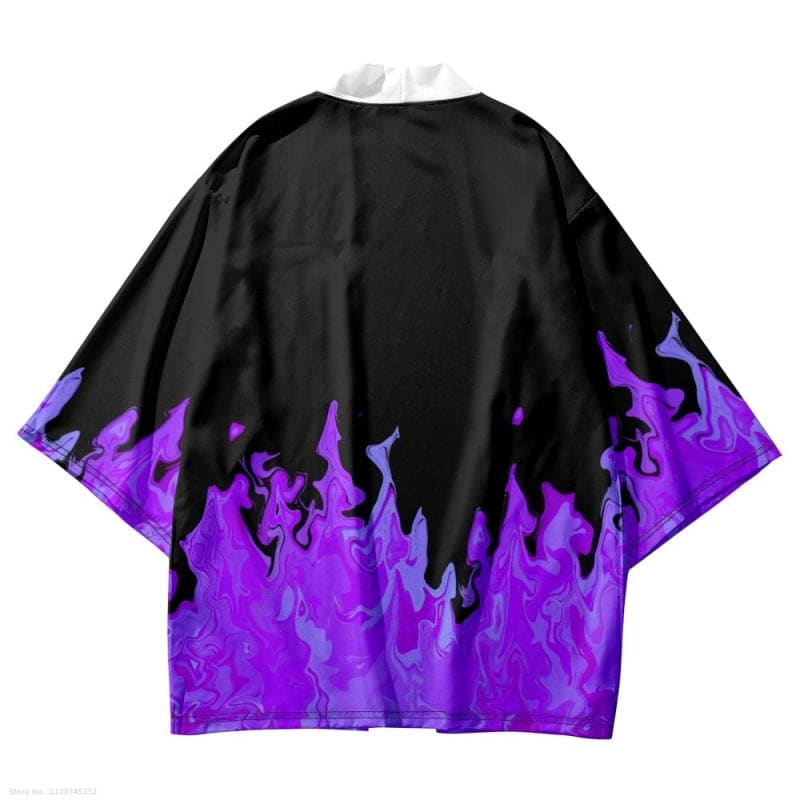 Purple Fire Kimono