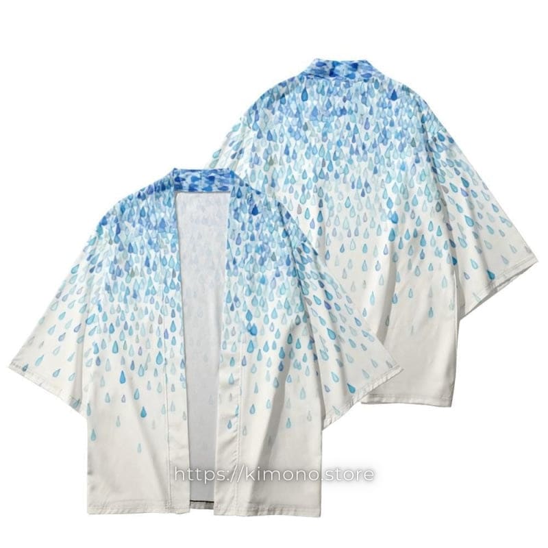 Rain Watercolor Kimono