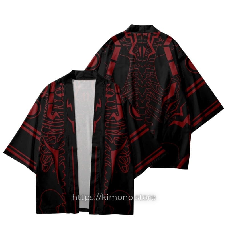 Red Skeleton Kimono
