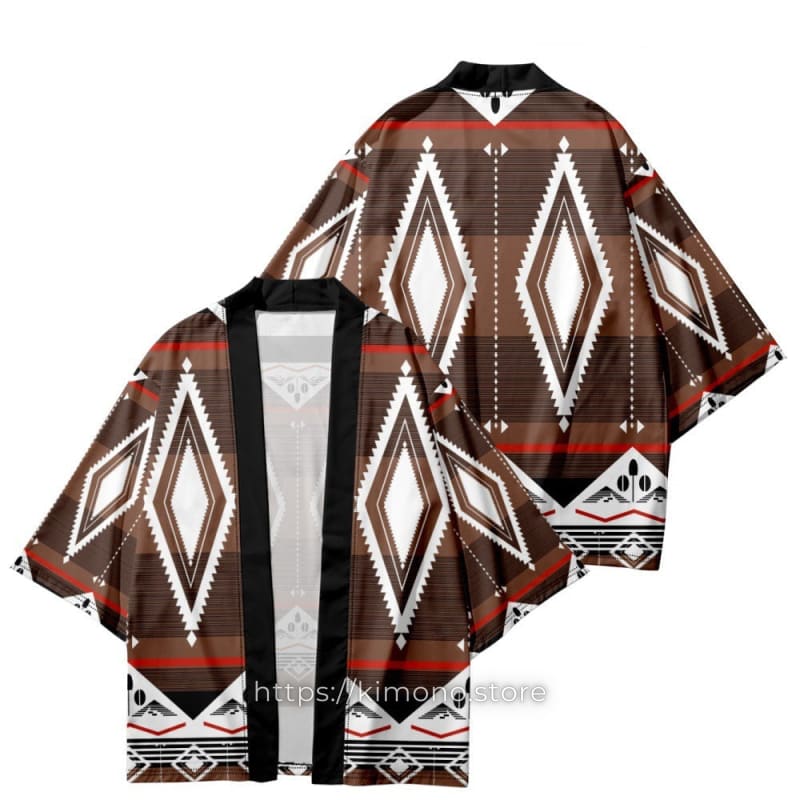 Rhombus Shapes Kimono
