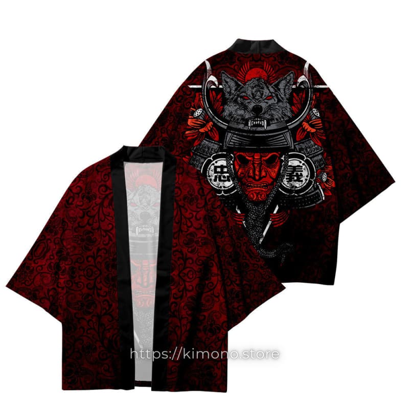 Samurai Pattern Kimono