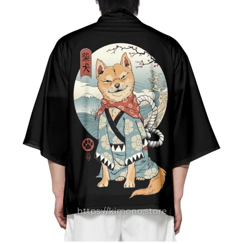 Shiba Inu Samurai Kimono